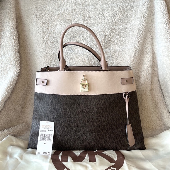 Michael Kors Women's Gramercy Large Satchel Convertible Crossbody Bag Handbag - Picture 1 of 9